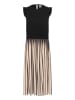 CULTURE Sukienka w kolorze czarno-kremowym