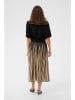 CULTURE Kleid in Schwarz/ Beige