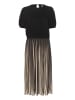 CULTURE Kleid in Schwarz/ Beige