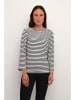 Kaffe Longsleeve "Liddy" in Schwarz/ Weiß