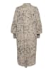 Kaffe Kleid in Hellgrau/ Creme
