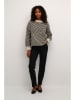 Kaffe Pullover in Schwarz/ Beige