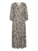 Kaffe Kleid "Sepia" in Creme/ Schwarz