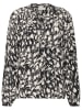Kaffe Bluse in Schwarz/ Weiß