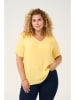 KAFFE curve Bluzka w kolorze żółtym