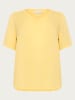 KAFFE curve Bluzka w kolorze żółtym