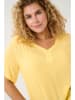 KAFFE curve Bluzka w kolorze żółtym