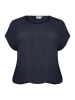 KAFFE curve Shirt "Ami" in Dunkelblau