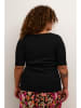 KAFFE curve Shirt in Schwarz