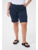KAFFE curve Short donkerblauw