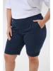 KAFFE curve Szorty w kolorze granatowym