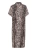 CULTURE Kleid in Hellbraun/ Schwarz
