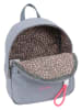 Fritzi aus Preußen Rucksack "Lea" in Blaugrau - (B)25 x (H)29 x (T)10 cm