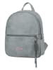 Fritzi aus Preußen Rucksack "Lou" in Blaugrau - (B)25 x (H)29 x (T)10 cm