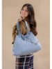 Fritzi aus Preußen Schultertasche "Brigitte x fritzi" in Hellblau - (B)42 x (H)29 x (T)15 cm