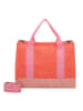 Fritzi aus Preußen Shopper in Rosa/ Rot - (B)40 x (H)29,5 x (T)14 cm