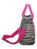 Fritzi aus Preußen Shopper in Grau/ Pink - (B)40 x (H)29,5 x (T)14 cm