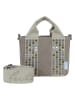 Fritzi aus Preußen Henkeltasche in Taupe - (B)20 x (H)15,5 x (T)7 cm