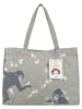 Fritzi aus Preußen Shopper "Kahlo" in Grau - (B)27 x (H)14 x (T)8 cm