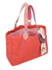 Fritzi aus Preußen Shopper "Frida Kahlo" in Koralle/ Rosa - (B)42 x (H)29 x (T)15 cm