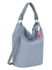Fritzi aus Preußen Schultertasche "Hobo Lea" in Blaugrau - (B)27 x (H)37 x (T)17 cm