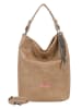 Fritzi aus Preußen Schultertasche "Hobo Lou" in Hellbraun - (B)27 x (H)37 x (T)17 cm
