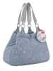 Fritzi aus Preußen Shopper "Izzy" in Blaugrau - (B)42 x (H)29 x (T)15 cm