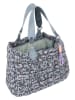 Fritzi aus Preußen Shopper "Izzy" in Grau/ Blaugrau - (B)42 x (H)29 x (T)15 cm