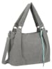 Fritzi aus Preußen Schultertasche "Jacky" in Hellgrau - (B)40 x (H)28,5 x (T)12 cm