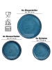 Moritz & Moritz 18-delige serviesset "Solid" blauw