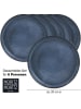 Moritz & Moritz 6er-Set: Dessertteller "Vida" in Blau - Ø 20 cm
