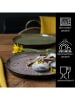 Moritz & Moritz 6-delige set: dessertborden "Vida" geel/groen/grijs - Ø 20 cm