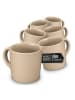Moritz & Moritz 6-delige set: koppen "Nordic" taupe - 300 ml