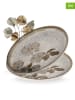 Moritz & Moritz 2-delige set: Serveerbord "Blossom" lichtgrijs/beige - Ø 30 cm