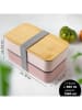Moritz & Moritz Lunchbox "Bento" lichtroze/lichtbruin - 1,36 l