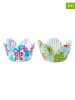 Zenker 2er-Set: Muffin-Papierförmchen ''Tulip'' in Blau/ Grün - 2x 30 Stück