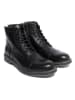 British Passport Leder-Ankle-Boots in Schwarz