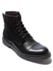 British Passport Leder-Ankle-Boots in Schwarz