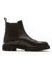 British Passport Leder-Chelsea-Boots in Braun