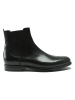British Passport Leder-Chelsea-Boots in Schwarz