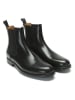 British Passport Leder-Chelsea-Boots in Schwarz