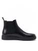 British Passport Leder-Chelsea-Boots in Schwarz