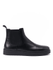 British Passport Leder-Chelsea-Boots in Schwarz