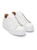 British Passport Leder-Sneakers in Weiß