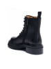 British Passport Leder-Boots in Schwarz