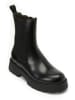 British Passport Leder-Chelsea-Boots in Schwarz