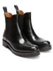 British Passport Leder-Chelsea-Boots in Schwarz