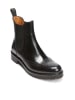 British Passport Leder-Chelsea-Boots in Schwarz