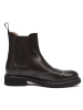 British Passport Leder-Chelsea-Boots in Braun