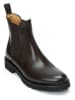 British Passport Leder-Chelsea-Boots in Braun